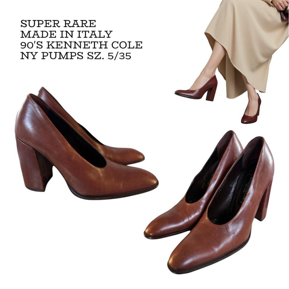 SUPER‎ RARE 90'S MADE IN ITALY KENNETH COLE NY Pumps 5/35